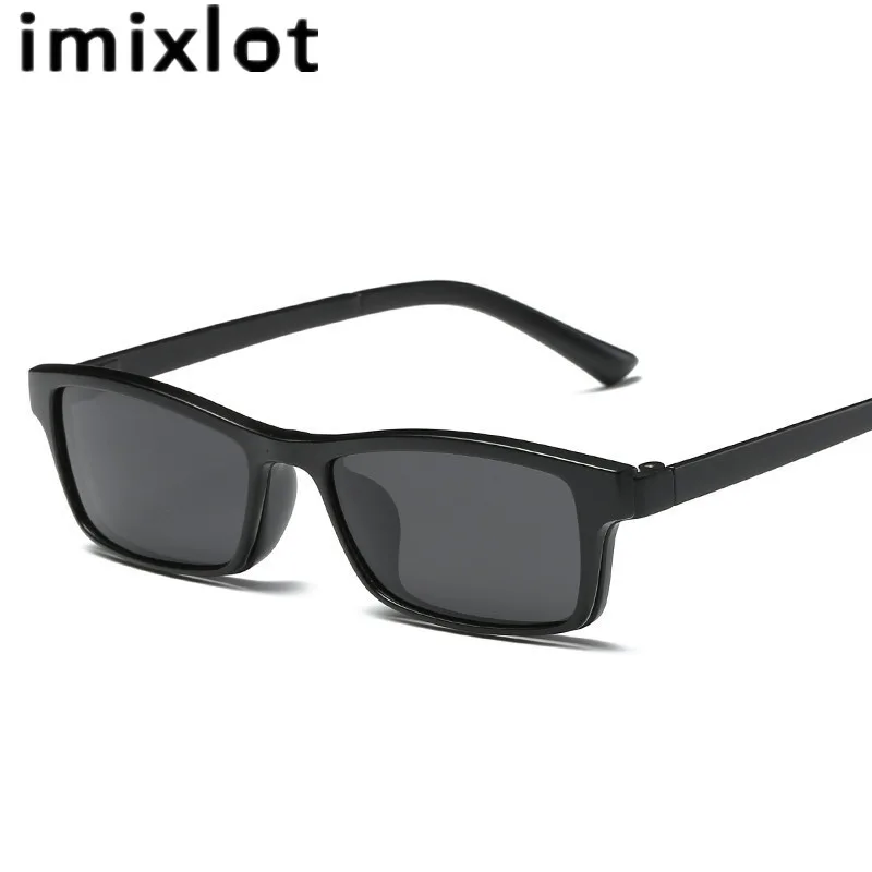 Мужские солнцезащитные очки IMIXLOT поляризационные на магнитной застежке с