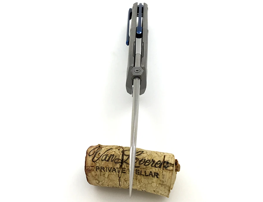 Тактический складной нож WTT система подшипников с титановой ручкой со стальным