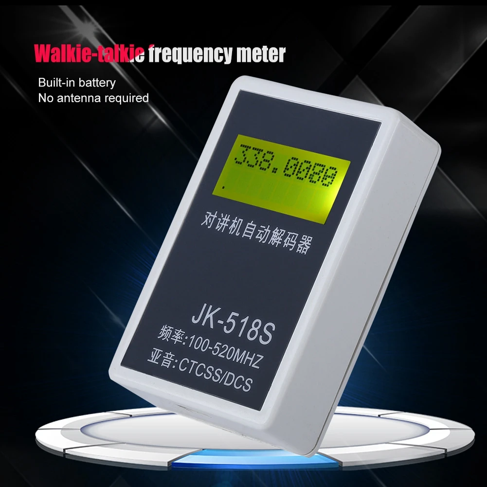 Декодер CTCSS/DCS ЖК дисплей счетчик частоты декодеры с вилкой и кабелем для передачи