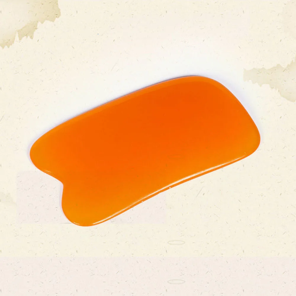 Женский модный китайский массажер для лица Gua Sha медицинский натуральный нефрит