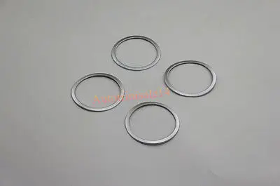 

New Interior Door Stereo Speaker Round Cover Trim 4pcs For BMW X1 F48 2016 2017