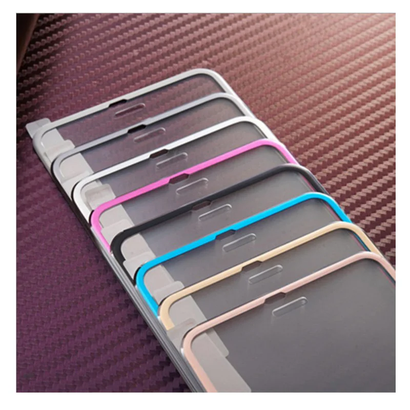 

3D Curved Titanium Alloy Edge Full Coverage Tempered Glass for iPhone 6 6s plus quot Screen Protector Protective film