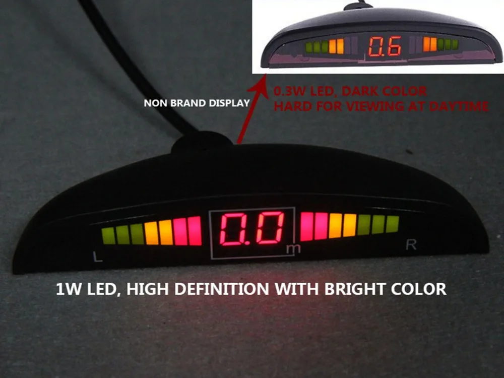 Плоские парковочные датчики для автомобилей Парктроник датчик 8 заднего хода 4 +