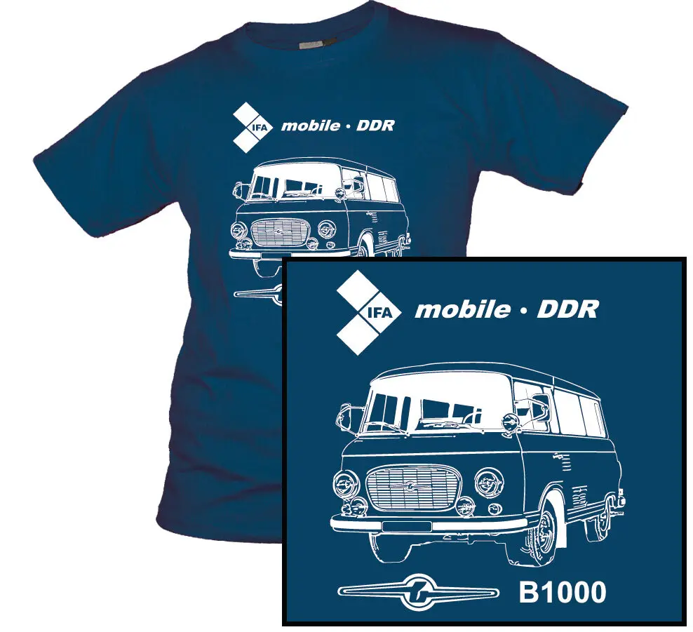 Стильная футболка Barkas B1000 Bus Truck Ostalgie F8 F9 Veb Industrieverband Fahrzeugbau Ifa унисекс 2019|Мужские
