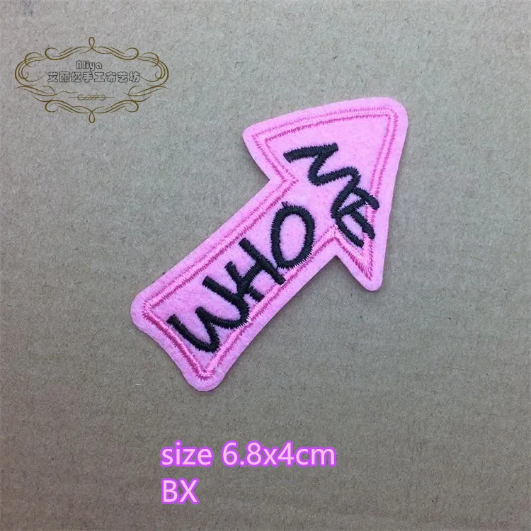 1 pcs OMG cool Love BAM BOOM words embroidered iron on patches cloth accessories bag hat repair Appliques phone decor diy | Дом и сад