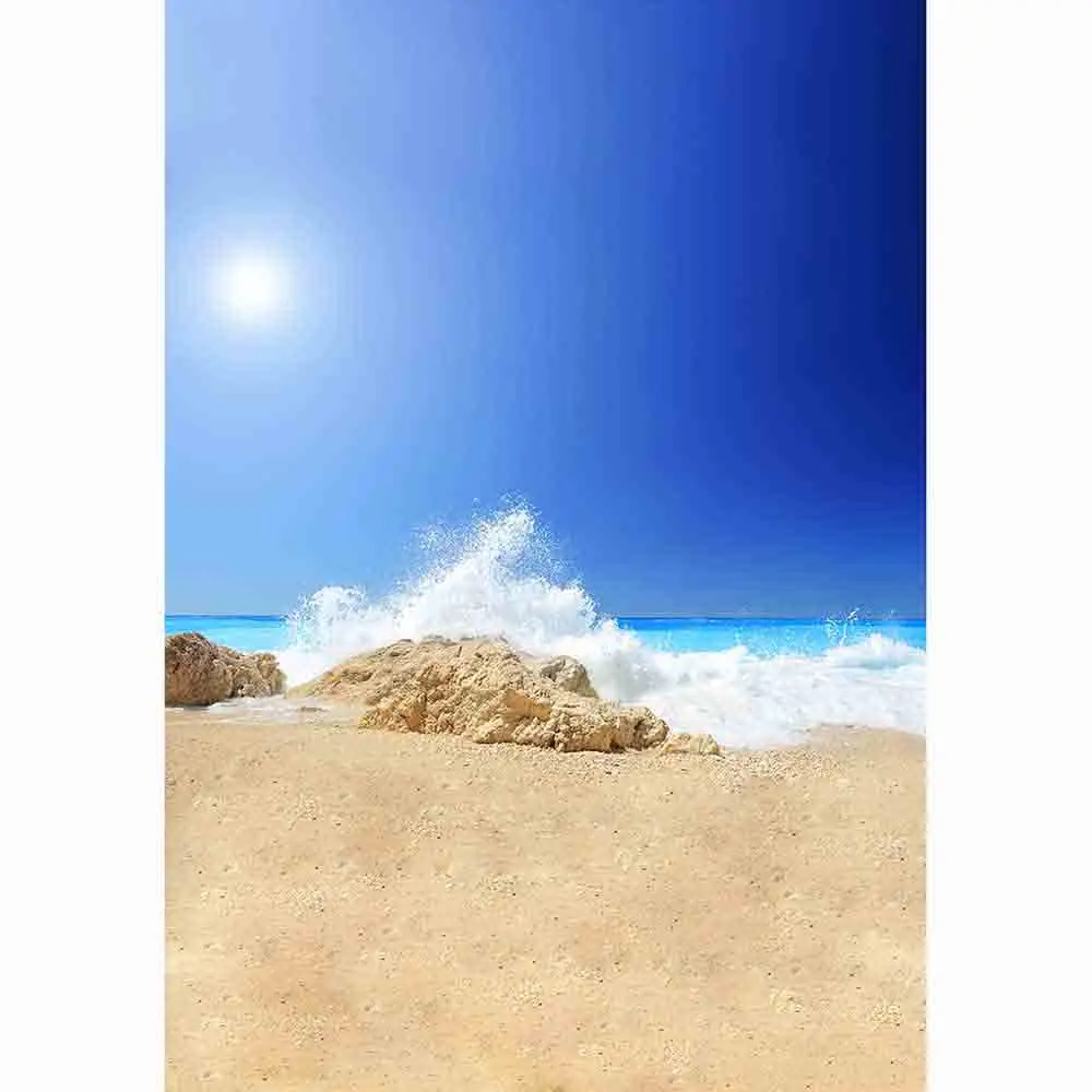 Funnytree backgrounds for photography studio summer beach sea wave nature landscape professional backdrop photocall photobooth |