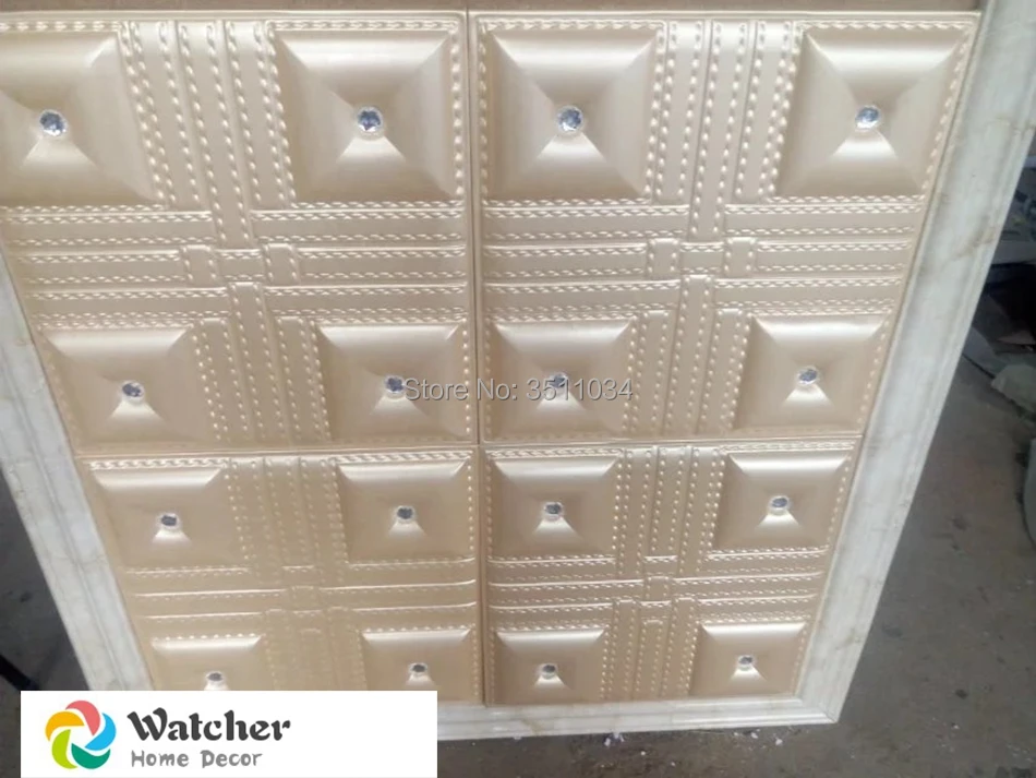 

new building material Waterproof PVC 3d Ceiling Decorative 3d Panel 1box 10pcs 40x40cm PVC Wall Panels For Bedroom TV Back