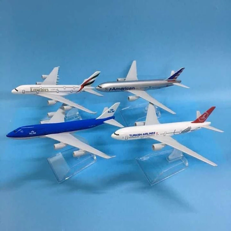 JASON TUTU модель самолета литая под давлением металлическая 1:400 Emirates Airbus A380 16 см модель самолета Модель самолета Турция Boeing 777