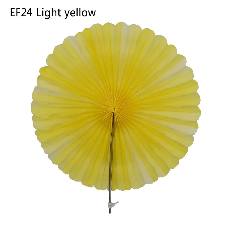 EF24 1 шт 20 см/25 см/30 см веера из папиросной бумаги сотовые узлы полые Висячие Цветы День Рождения Вечеринка Свадьба детский душ украшения - Цвет: EF24