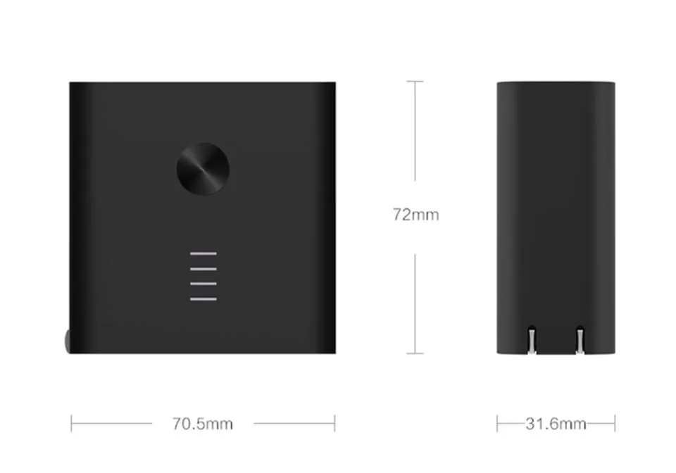 Xiaomi mi Z mi 2-в-1, 5000 мАч, Дополнительный внешний аккумулятор с настенным зарядным устройством, двойной USB, двусторонняя быстрая зарядка, портативный внешний аккумулятор для путешествий