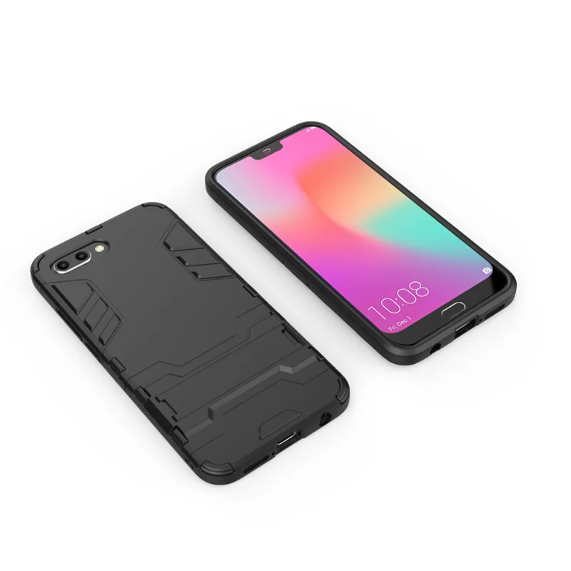 Коке дело на Honor 10 Чехлы для huawei крышку ТПУ кремния ПК Гибридный Броня