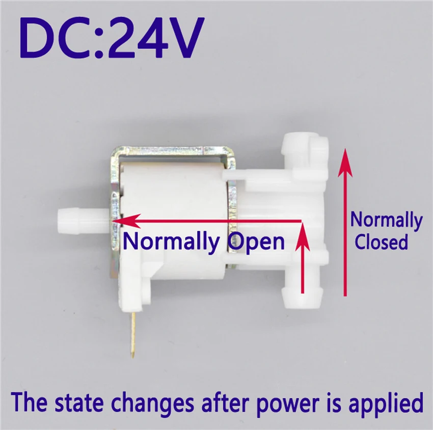 Электрический миниатюрный Соленоидный клапан 24 В выхлопной газоотвод не
