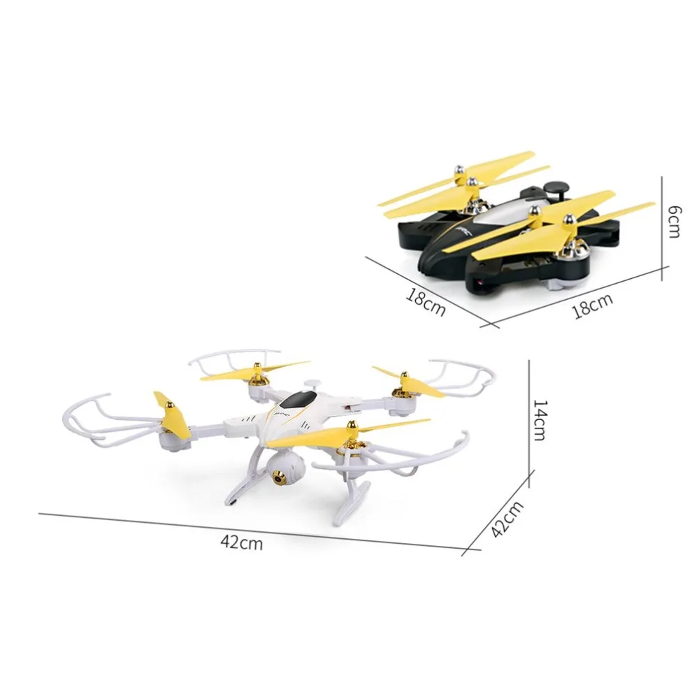 Селфи FPV Квадрокоптер RC 2 4G складной Дрон с 720P Wifi HD видео камера высота удержания 360