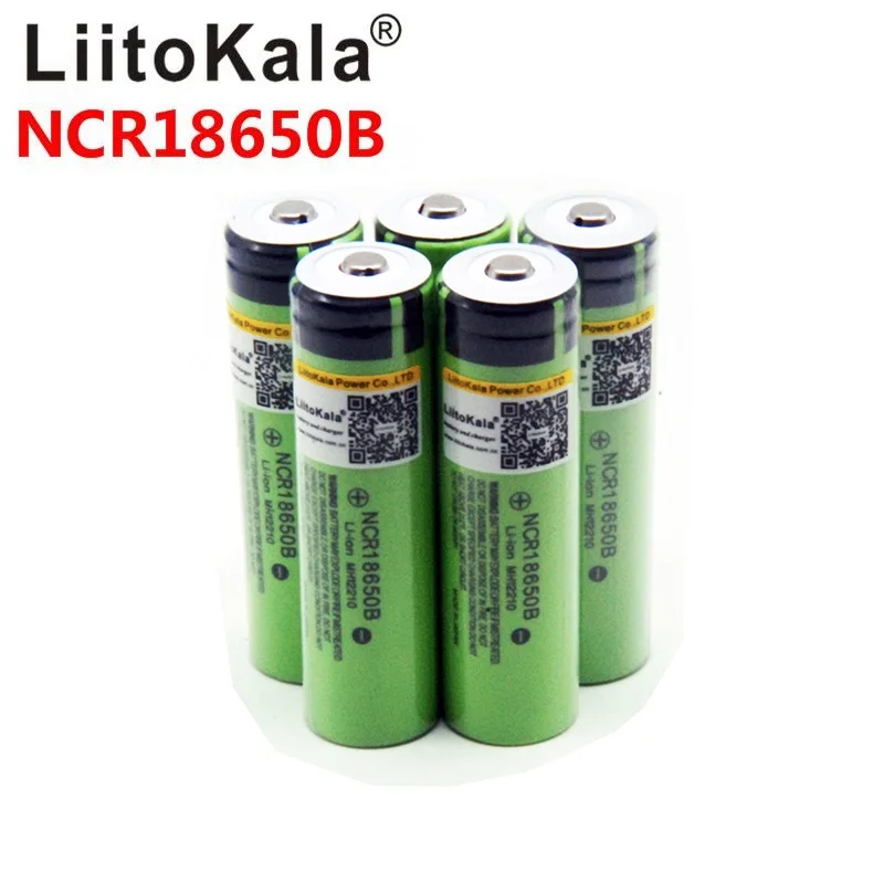 Литий-ионный аккумулятор liitokala 8 шт. 18650 3400 мАч новый оригинальный NCR18650B 3200 для