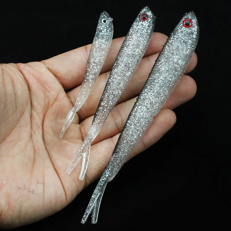 

Lure Retail hot model Saltwater 7.5cm 10cm 13cm Fishing soft Lures free shipping