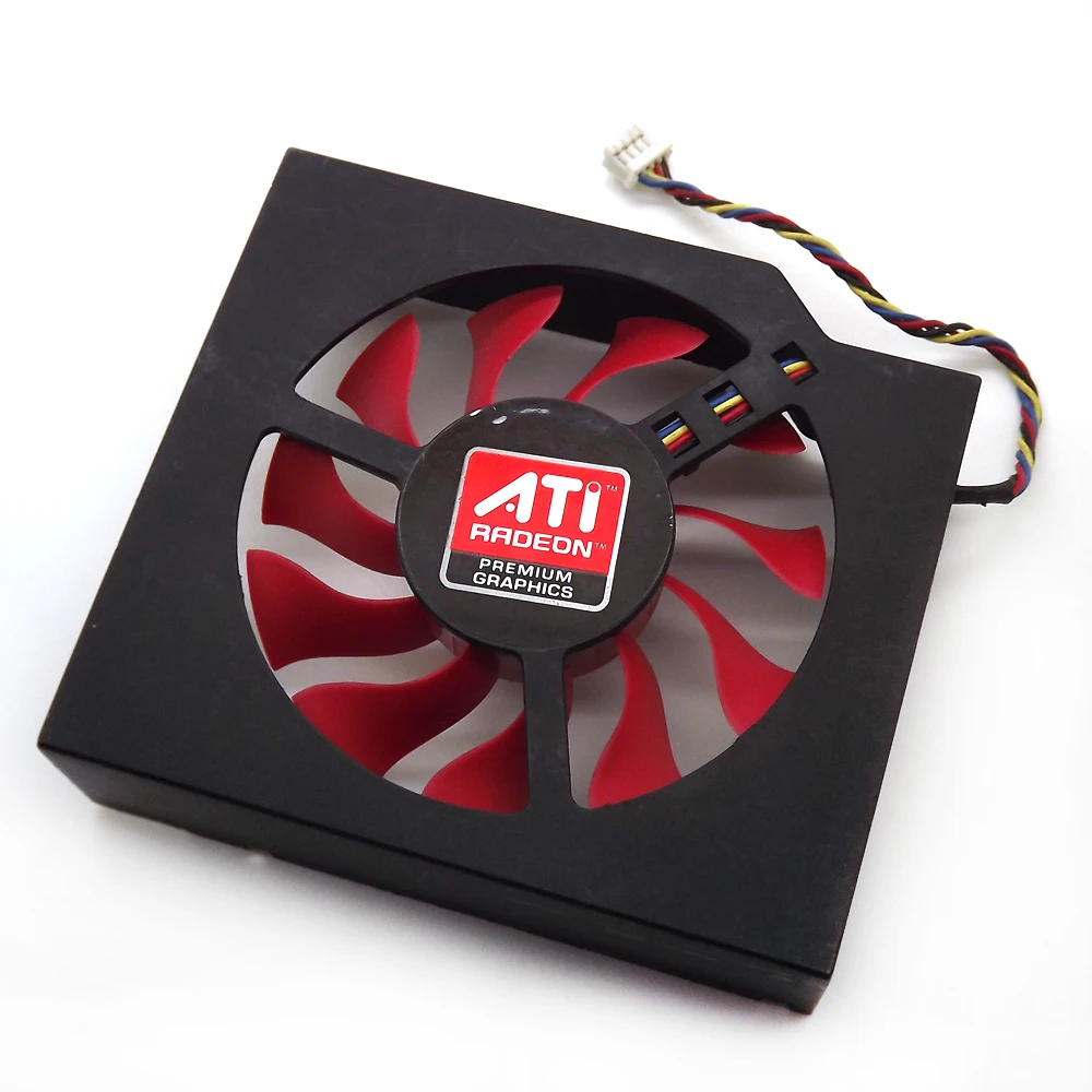 Кулер FD8015U12S 75 мм 12 В 0 5a с 4 проводами для видеокарт кулер MSI R7950 AMD/ATI Radeon HD 7870