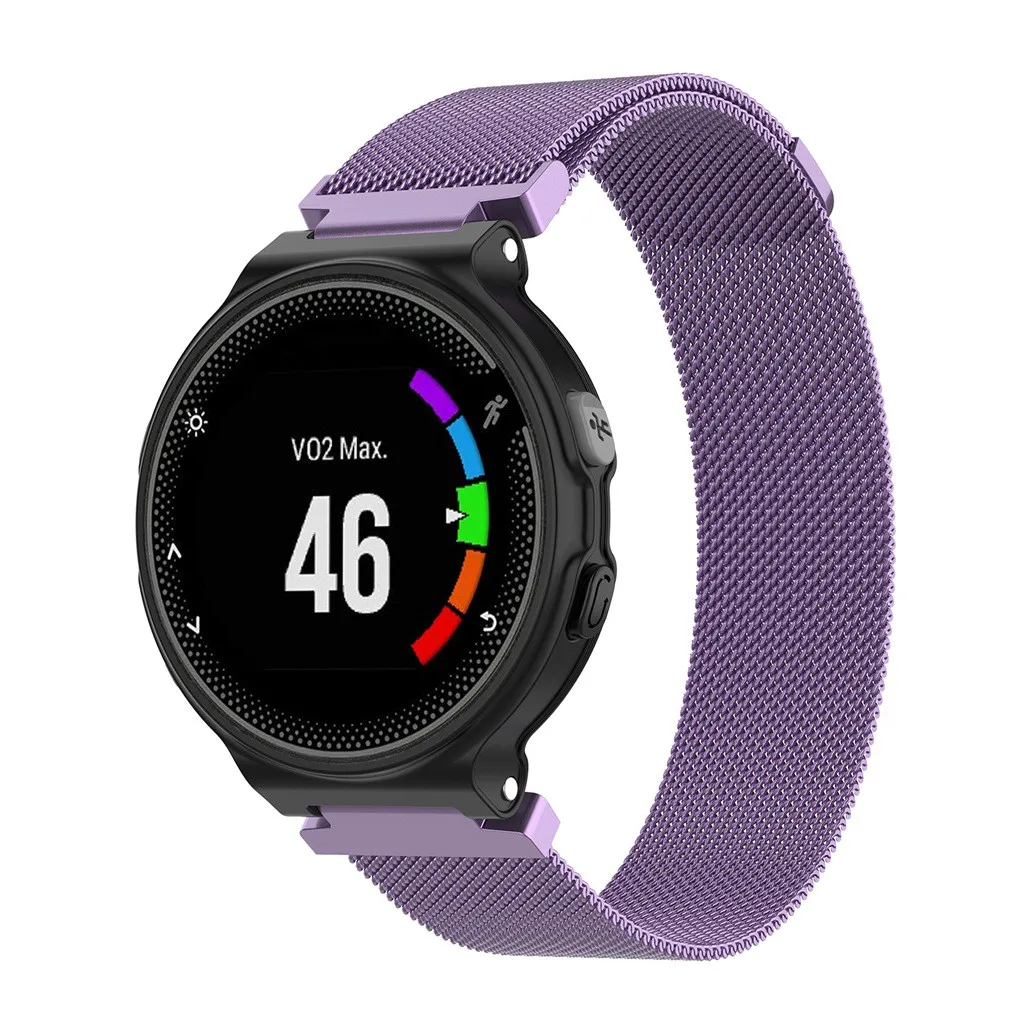 Ouhaobin Миланская петля ремешок для Garmin Forerunner 220 235 235 735 маленькие миланские магнитные часы ремешок Прямая поставка 410#2