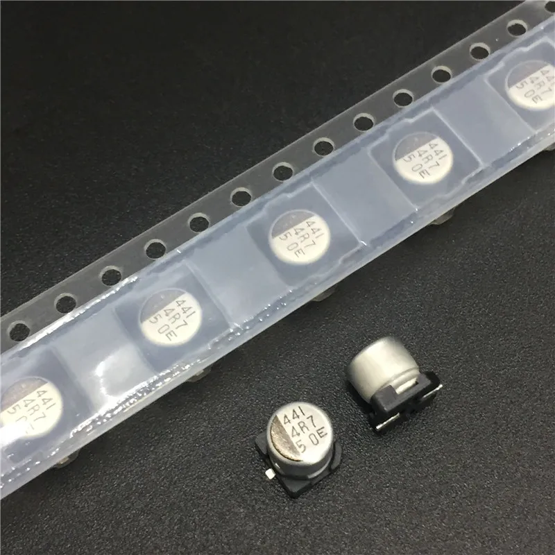 10 шт. 4,7 мкФ 50V NACE series 5x5,5 мм 50V4.7uF чип Типа SMD аудио электролитический конденсатор