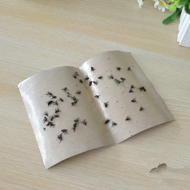 10 шт./лот клейкая доска муха бумага Flytrap Scent Anti Flycatcher ловушка для ловли насекомых