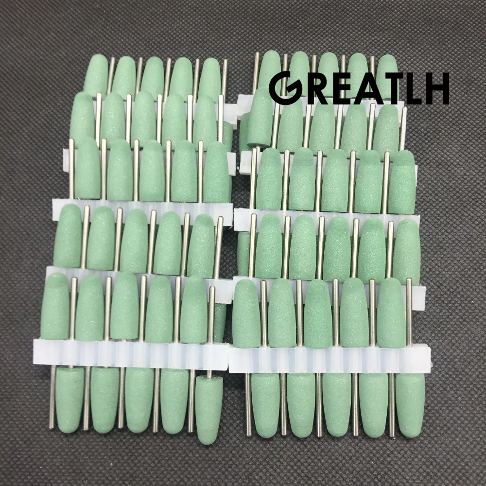 100 шт. силиконовые Шлифовальные машинки 2 35 мм|polishing burs|diamond bursdiamond burs dental |