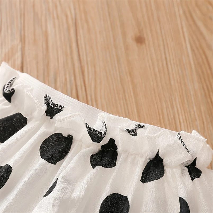 Vintage polka dot girls tutu skirt summer cotton kids clothes Girls Princess Party Ballet Dance Tulle Skirts Pettiskirt children |
