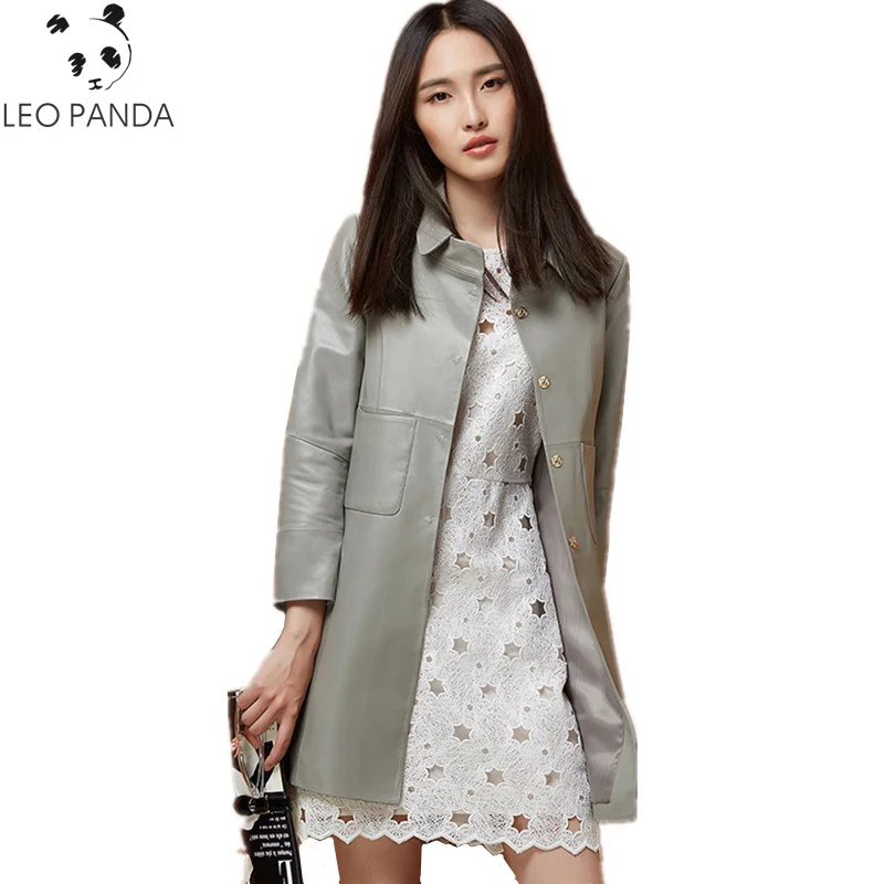 Весной высшего качества из натуральной кожи куртка 2019 женская обувь овечьей