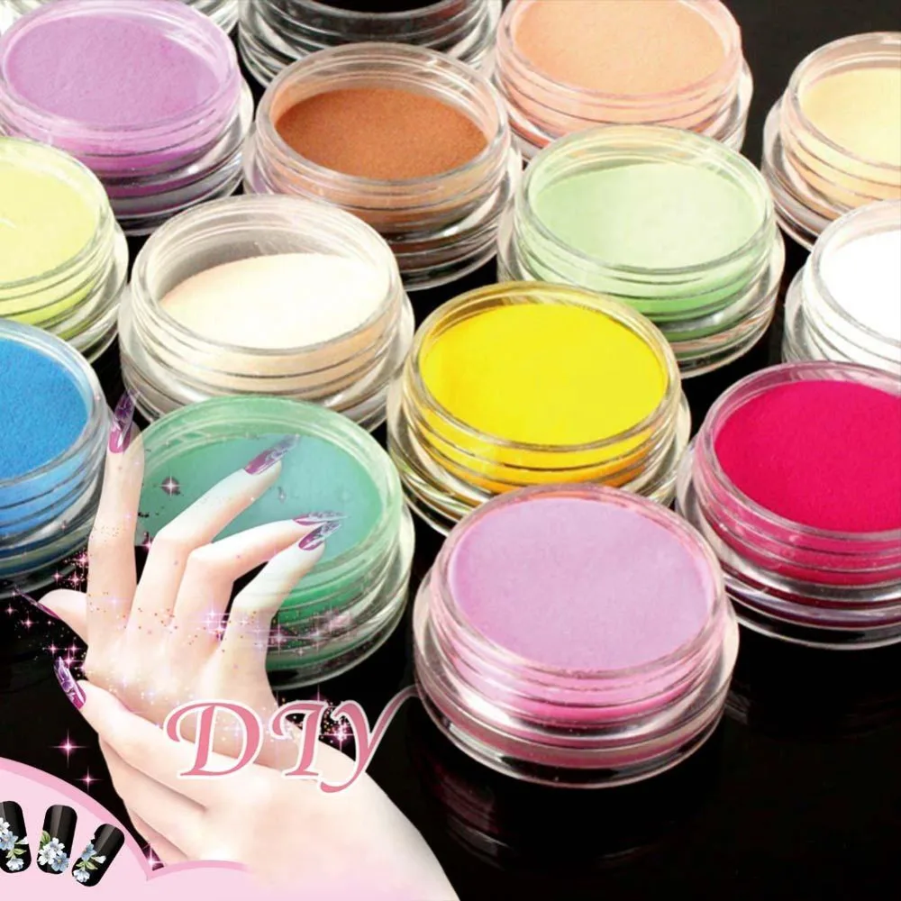 Набор для маникюра и дизайна ногтей акриловая пудра УФ гель 3D дизайн набор