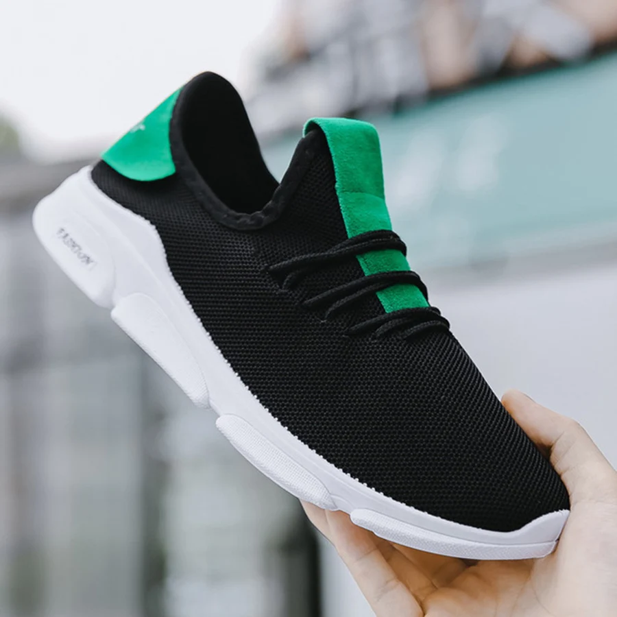Mesh Breathable Casual Men's Shoes Outdoor Sports Light Sweat-absorbent Tide Great Appearance Versatile Running Male | Обувь