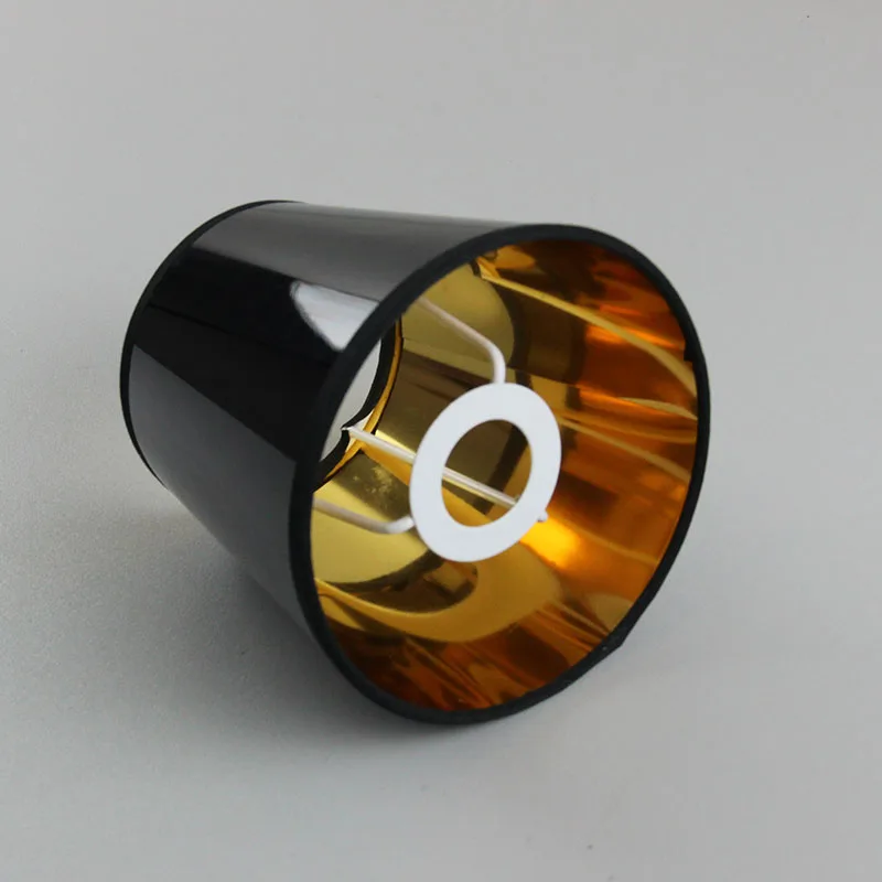 2 шт. современные модные черные Светоотражающие пластиковые крышки для ламп ПВХ