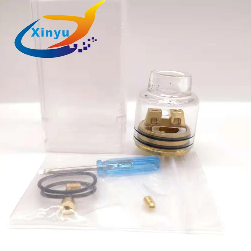 SUBTWO RDA 24 мм 810 капельный наконечник Vape атомайзер с двойной катушкой дизайн