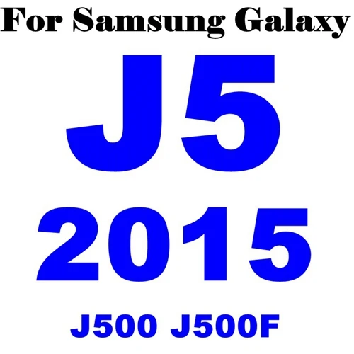 J5 Высококачественное Закаленное стекло для samsung Galaxy J3 J5 A3 A5 S3 S4 S5 S6 Grand Prime Защитная пленка для экрана HD - Цвет: J5