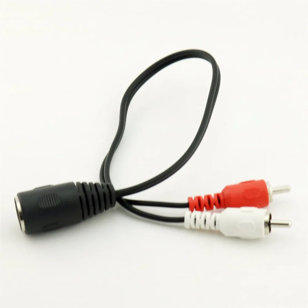 1 шт. разъем переходник для аудиокабеля 30 см|rca phono|2x rcaphono rca |