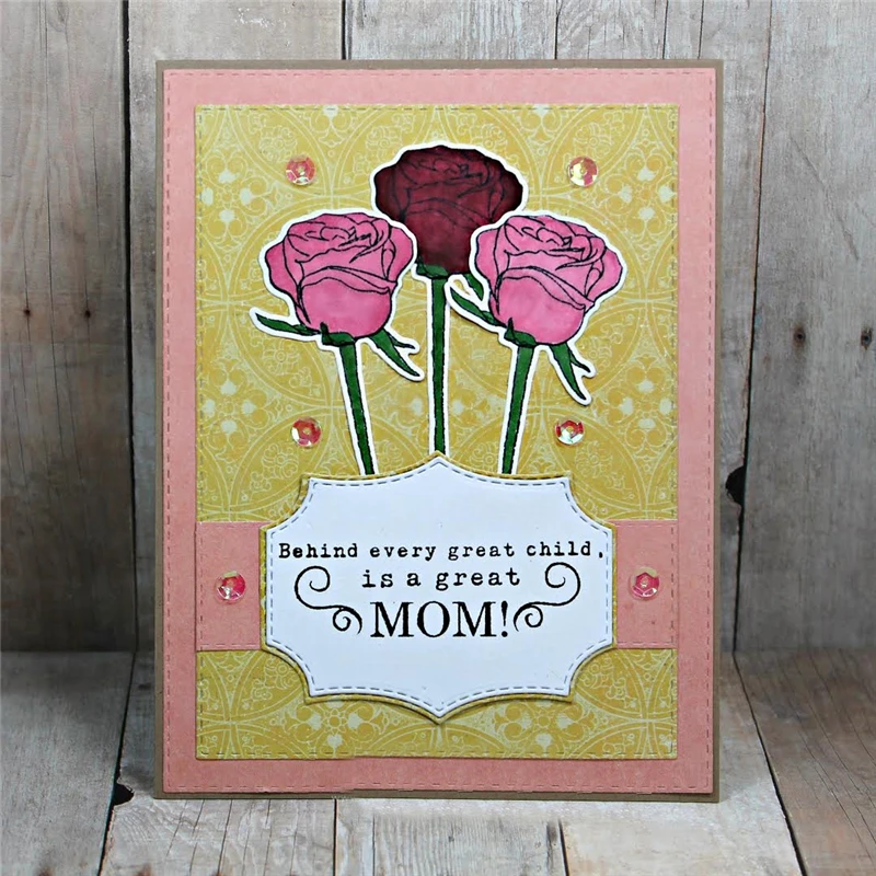 Naifumodo Love You Bunches Dies and Stamps Flowers Metal Cutting Stencils for DIY Scrapbook Card Decor Craft Embossing New | Дом и сад