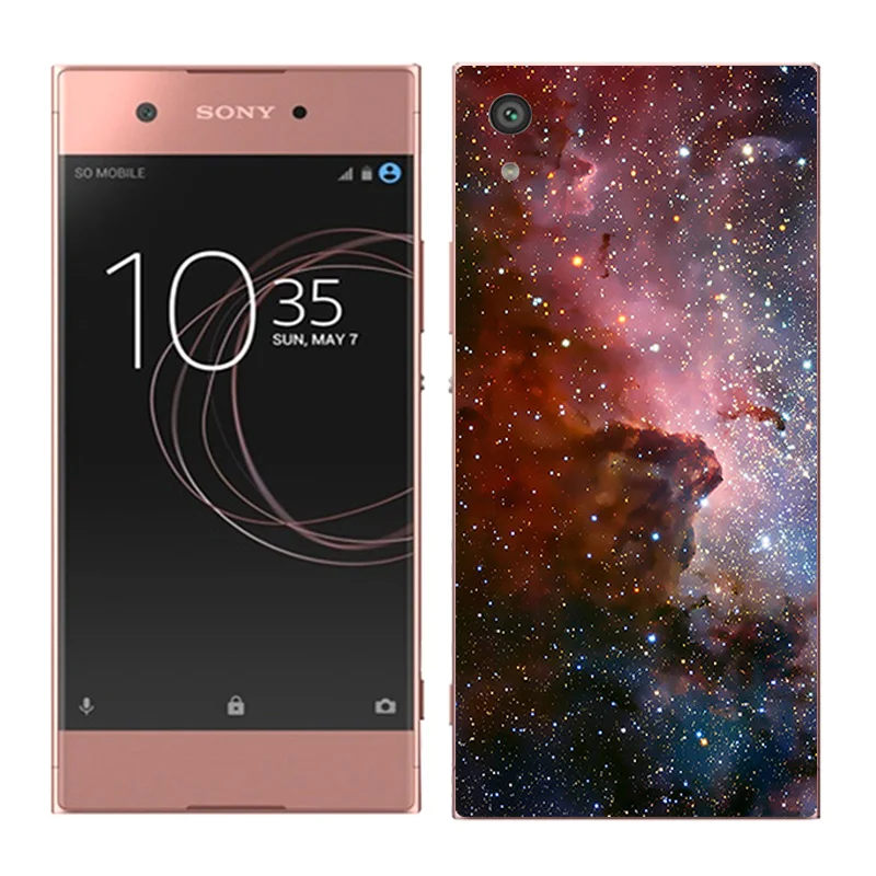 01 Мягкий чехол из ТПУ для sony Xperia XA1, чехол для телефона с пейзажем, чехол s для sony XA1 G3121 G3112 G3123 G3116, двойной чехол 5,0" - Цвет: 01