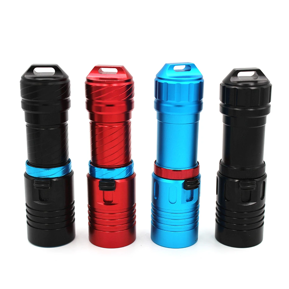 Pocketman XM-L2 фонарик для дайвинга светодиодный фонарик для подводного плавания 200 м светодиодный мощный фонарь для дайвинга 18650 или 26650