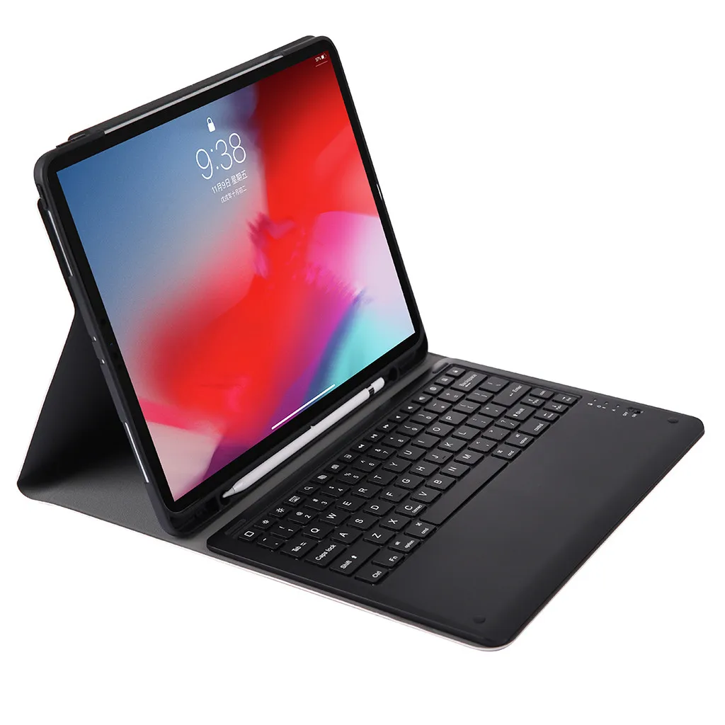 Чехол VOBERRY для IPad Pro 12 9 с отделением ручки беспроводная bluetooth клавиатура чехол Ipad