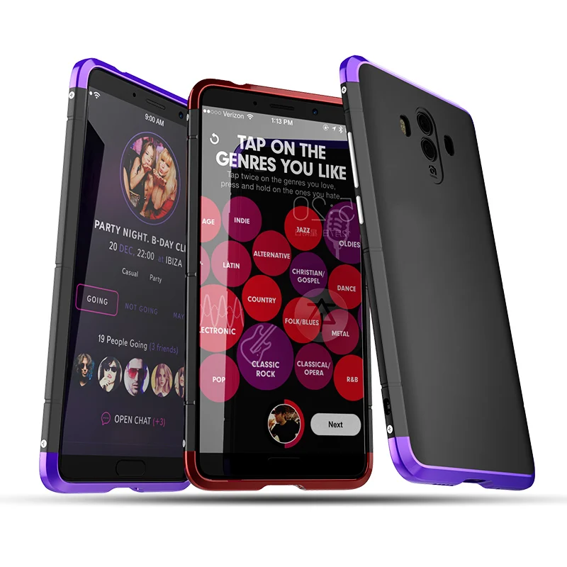 Mate 10 pro Чехол авиационная алюминиевая Накладка для Huawei mate роскошные матовые PC +