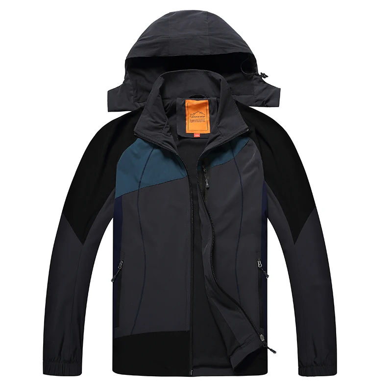 2017 new plus size 8XL 7XL 6XL Soft Shell MilitaryTactical Jacket Men Waterproof Autumn and winte Warm Coat Camo Army Clothing | Мужская