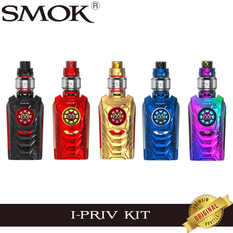 Оригинальный SMOK I Priv набор 230 Вт коробка мод 8 мл TFV12 принц AI Голосовое управление