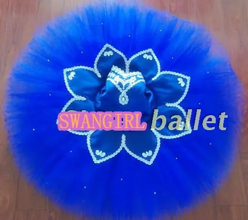 blue swan lake ballet tutu adult bird professional costumes women nutcracaker pancake tutusSB0026 | Тематическая одежда и
