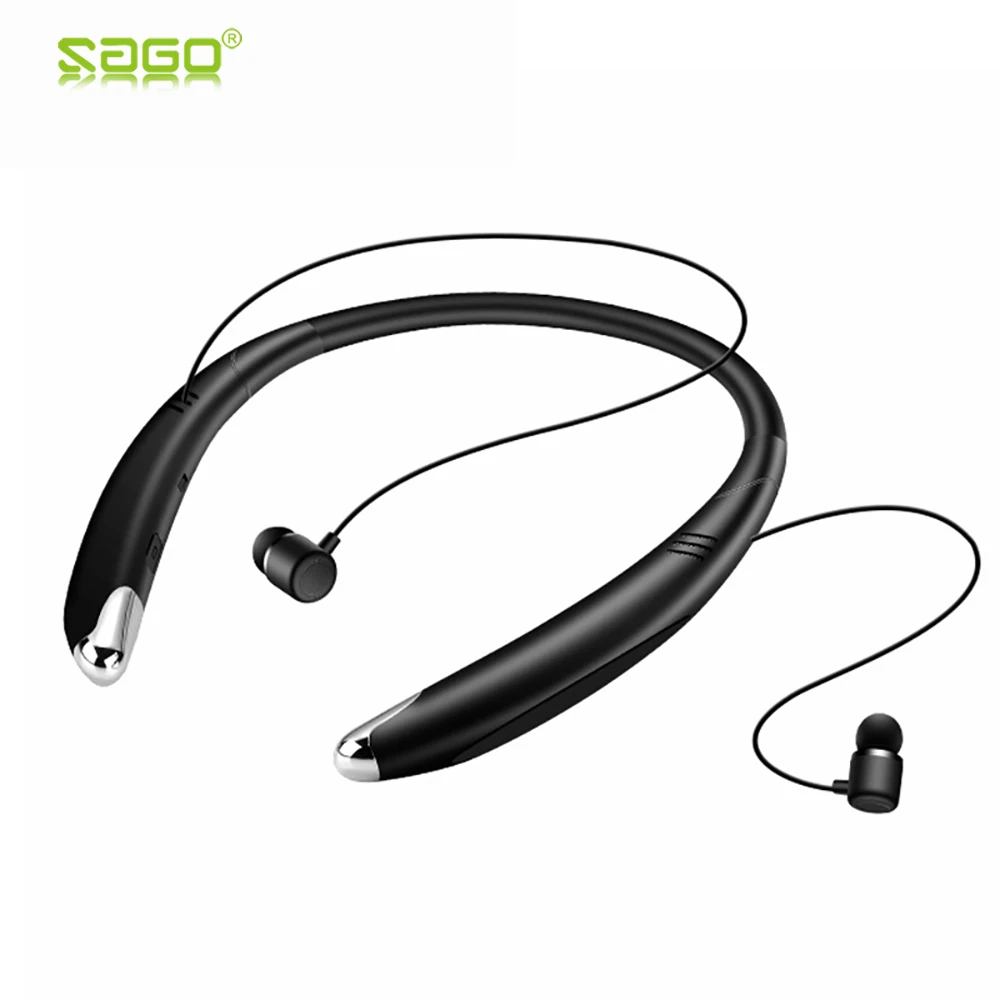 Беспроводные спортивные стереонаушники Sago с микрофоном и поддержкой Bluetooth V4.1 |