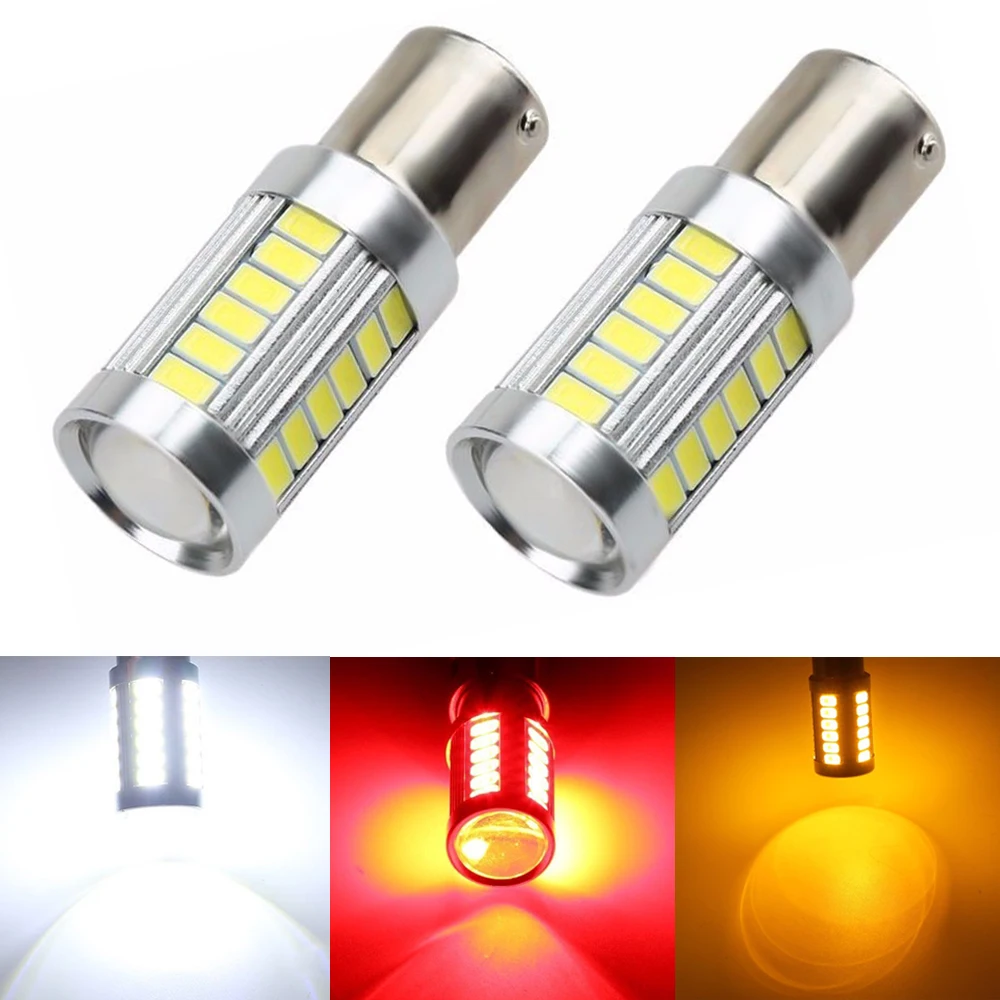 Суперъярсветодиодный Светодиодная лампа 10x1157 BAY15D 5730 33 SMD 900 лм 8000K 12 В|super bright|stop