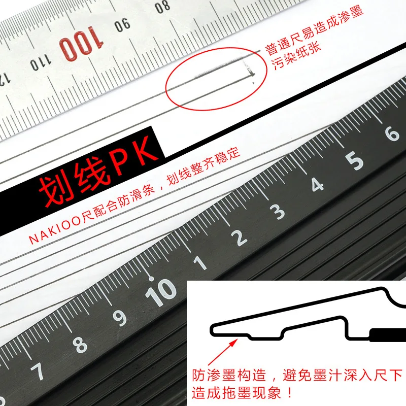 Продвинутая линейка из алюминиевого сплава многофункциональный инструмент для