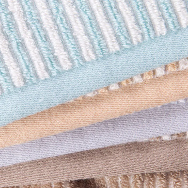 2019 new popular 100% cotton thick towel satin line soft comfortable fresh elegant cute stripe good water absorption | Дом и сад
