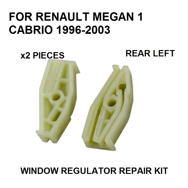 

Зажим для ремонта стеклоподъемника RENAULT MEGANE I 1, левый, из пластика x2, 1996-2003