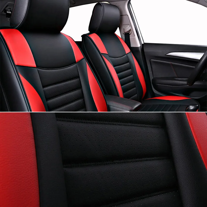 Чехлы для автомобильных сидений (передние и задние) из искусственной кожи Ford Edge