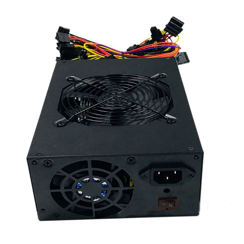 Cryptocurrency bitcoin mining rig 2000W power supply miner ethereum computer sever source for gtx1070 P106 R9 370 RX480 570 | Компьютеры и