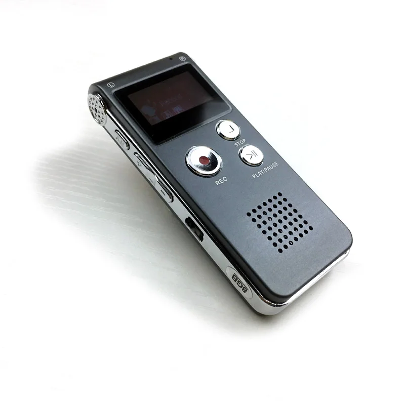 Цифровой диктофон 8 ГБ с диктофоном MP3 динамиком Профессиональный WMA Mic USB SK012 |