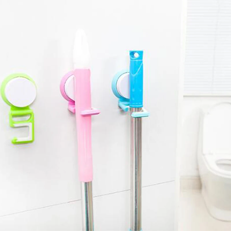 Регулируемый зажим самоклеющийся держатель щетки для метлы настенный швабры