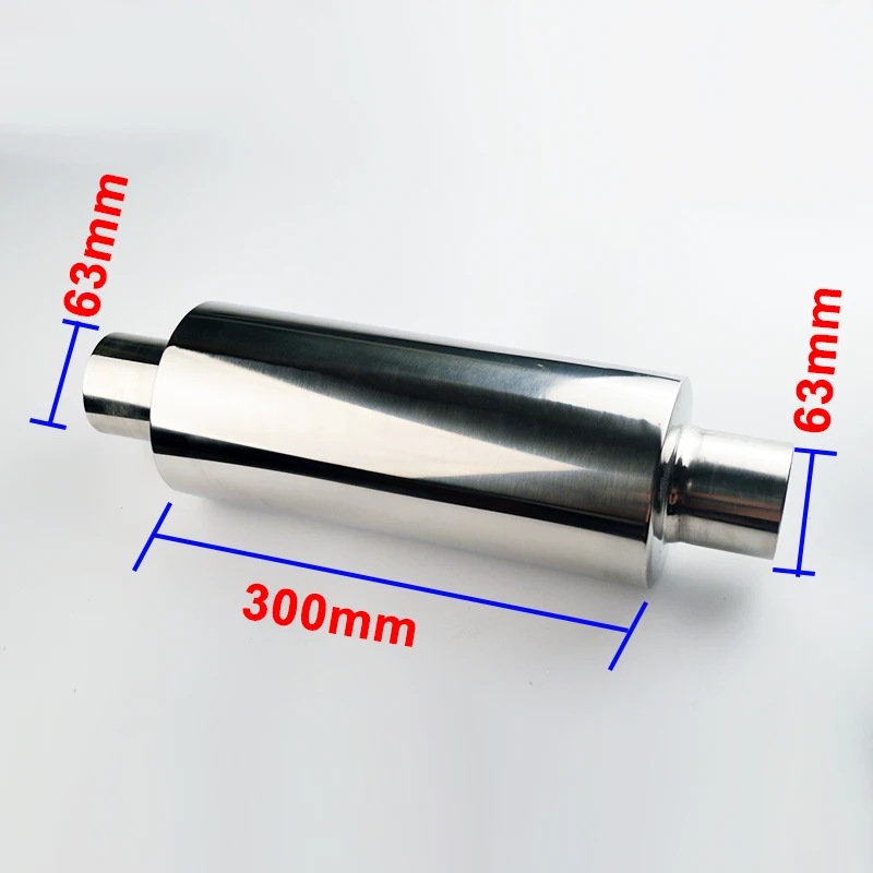 Автомобильный глушитель SALBEITECH размер длина корпуса 12 дюймов диаметр 5 &quot вход 2